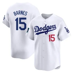 Los Angeles Dodgers Austin Barnes White Limited Youth 2024 World Tour Seoul Series Home Player Jersey