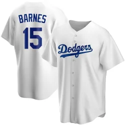 Los Angeles Dodgers Austin Barnes White Replica Youth Home Player Jersey
