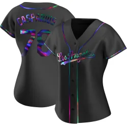 Los Angeles Dodgers Ben Casparius Black Holographic Replica Women's Alternate Player Jersey
