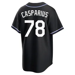 Los Angeles Dodgers Ben Casparius Black Replica Youth Fashion Out Player Jersey