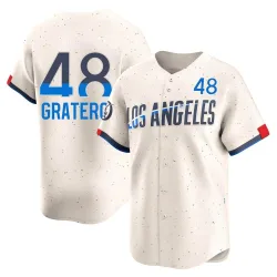 Los Angeles Dodgers Brusdar Graterol Cream Limited Youth 2024 City Connect Player Jersey