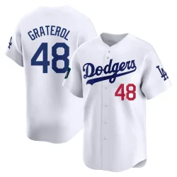 Los Angeles Dodgers Brusdar Graterol White Limited Men's 2024 World Tour Seoul Series Home Player Jersey