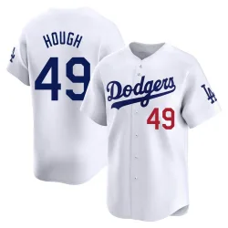 Los Angeles Dodgers Charlie Hough White Limited Youth Home Player Jersey