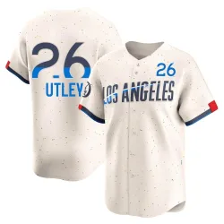 Los Angeles Dodgers Chase Utley Cream Limited Youth 2024 City Connect Player Jersey