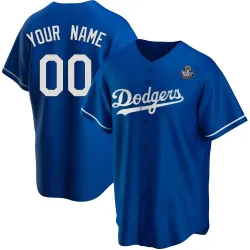 Los Angeles Dodgers Custom Royal Replica Youth Alternate 2024 World Series Player Jersey