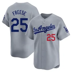 Los Angeles Dodgers David Freese Gray Limited Youth Away Player Jersey