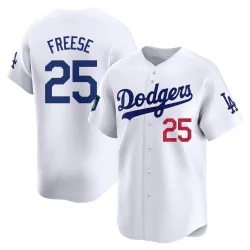 Los Angeles Dodgers David Freese White Limited Men's 2024 World Tour Seoul Series Home Player Jersey