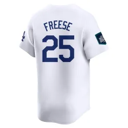 Los Angeles Dodgers David Freese White Limited Youth 2024 World Tour Seoul Series Home Player Jersey