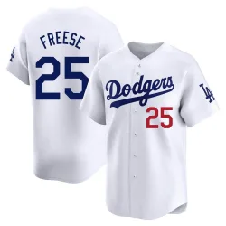 Los Angeles Dodgers David Freese White Limited Youth Home Player Jersey
