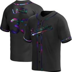 Los Angeles Dodgers Eric Lauer Black Holographic Replica Youth Alternate Player Jersey
