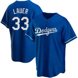Los Angeles Dodgers Eric Lauer Royal Replica Youth Alternate Player Jersey