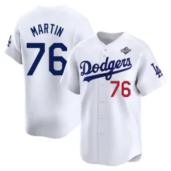 Los Angeles Dodgers J.D. Martin White Limited Youth Home 2025 World Series Player Jersey