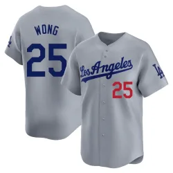 Los Angeles Dodgers Kolten Wong Gray Limited Youth Away Player Jersey