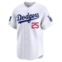 Los Angeles Dodgers Kolten Wong White Limited Men's 2024 World Tour Seoul Series Home Player Jersey