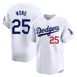 Los Angeles Dodgers Kolten Wong White Limited Youth Home Player Jersey