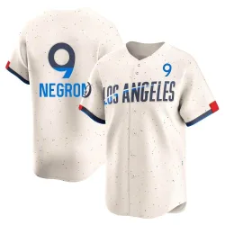 Los Angeles Dodgers Kristopher Negron Cream Limited Men's 2024 City Connect Player Jersey