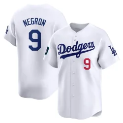Los Angeles Dodgers Kristopher Negron White Limited Youth 2024 World Tour Seoul Series Home Player Jersey