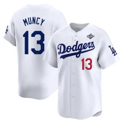 Los Angeles Dodgers Max Muncy White Limited Men's Home 2025 World Series Player Jersey