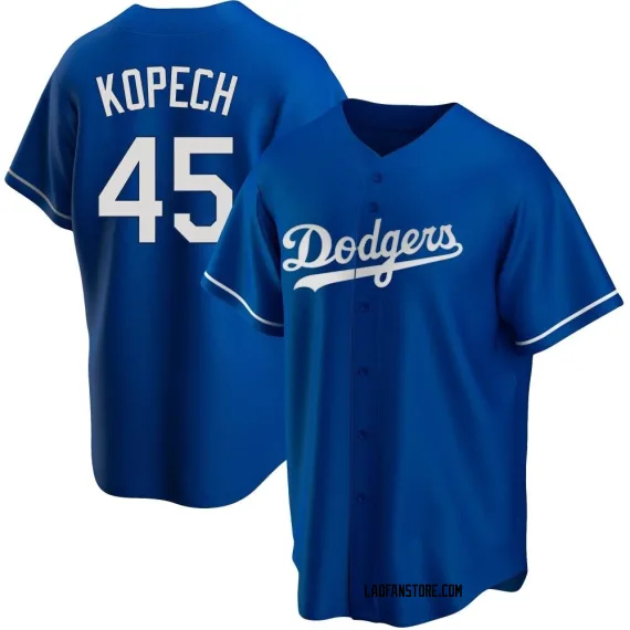 Los Angeles Dodgers Michael Kopech Royal Replica Men's Alternate Player Jersey