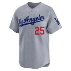 Los Angeles Dodgers Rickey Henderson Gray Limited Youth Away Player Jersey