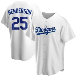 Los Angeles Dodgers Rickey Henderson White Replica Youth Home Player Jersey