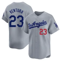 Los Angeles Dodgers Robin Ventura Gray Limited Youth Away Player Jersey