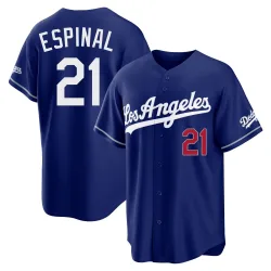 Los Angeles Dodgers Santiago Espinal Royal Limited Men's Alternate Stadium Player Jersey